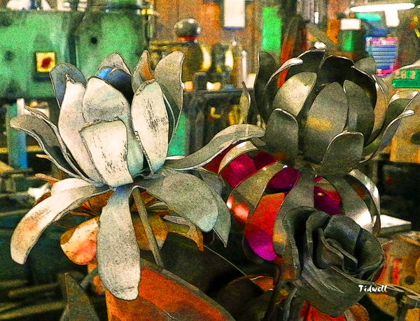 Metal Flower Abstract