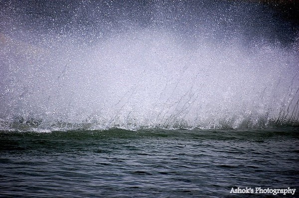 Water roar....