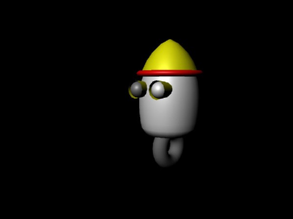 concept egg shaped robo