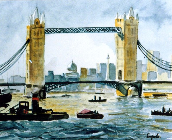 TOWER BRIDGE & THE POOL OF LONDON