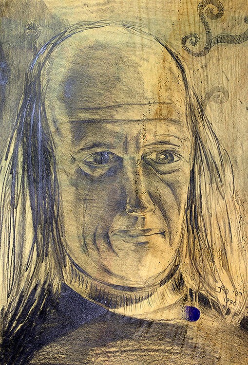 expressive man portrait drawing male portraits drawings pencil on paper artist painter raphael perez