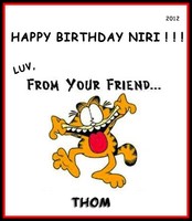 Happy Birthday Nira ! ! !