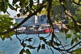 HOUSE BOAT ON THE RIVER SEINE. PARIS