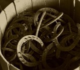 sepia horseshoe barrel