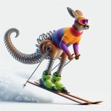 Skiing Kangaroo 