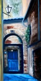 Blue Door in Siena