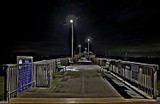 Fairhope pier at night