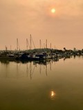 Martinez Shoreline - Fire Sky at 9 am - November 2018