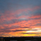 Seattle morning from the kitchen window