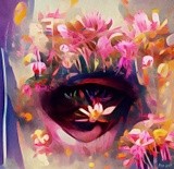 Flowers in her Eye