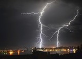 Lightning Over Yaquina Bay