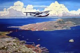 The Hawaiian Clipper Arrives Over San Francisco