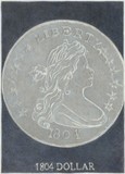 Heads 1804 Silver Dollar