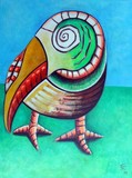 Mad Bird (in acrylic)