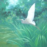 Flying Egret 1