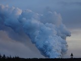 Evening Plume Over Kalapana