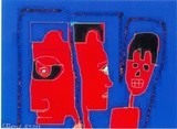 THE FINAL BOX--no way out--END OF JOURNEY...rewind/..digital art....(C) 2005 ELTON HOUCK