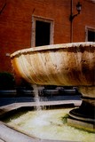 Fountain near the Piazza della Pilotta