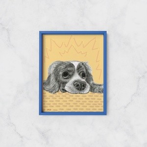 A cute dog poster