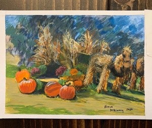 Pumpkins and Straw Horses