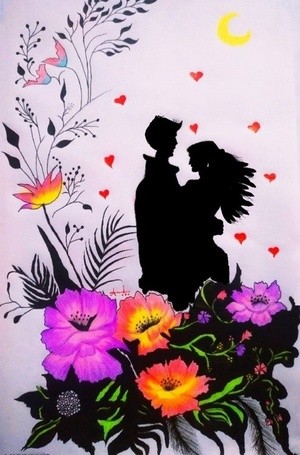 Color pencils..Couple art... 