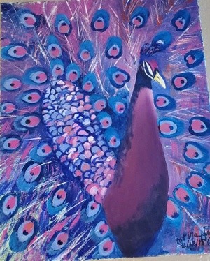 Peacock art