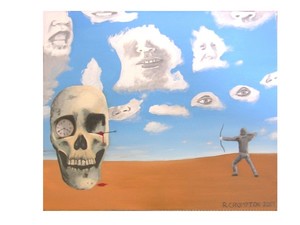 Untitled ~ acrylic on canvas 60cm x 50cm