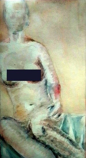 Desmina Cropped Watercolor