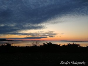 Sundown at White Rock, BC, Canada