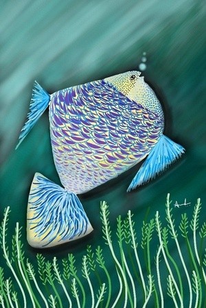 Digital fish.. Art... 