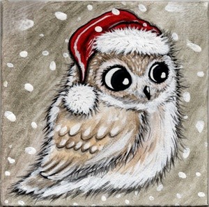 Snowy Santa Owl