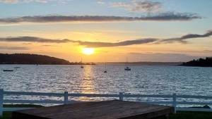 Sunset from Lopez Island, San Juan Islands