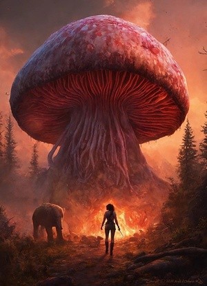 The Girl & The Mushroom Spirit Of The Mountain