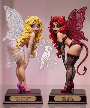 Lacey and Devil Fairies *figurine mock up*