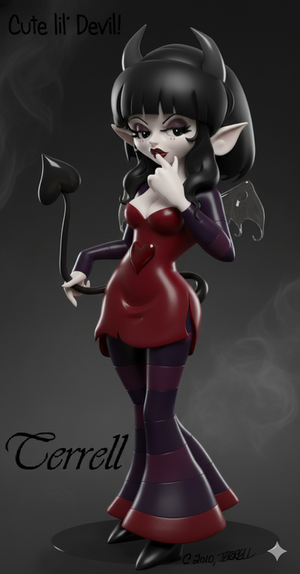Cute Lil' Devil, Goth Version