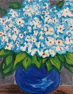 Blue Hydrangeas