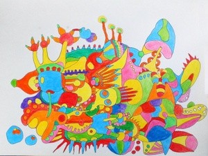 551. Bright Abstract Colorful Fantasy