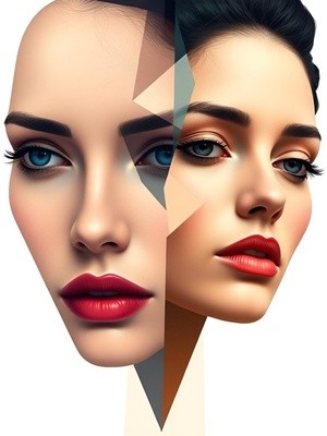 Dual Faces with Bold Features