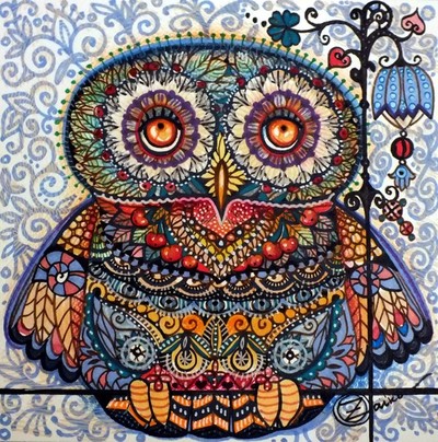 Magic graphic owl 