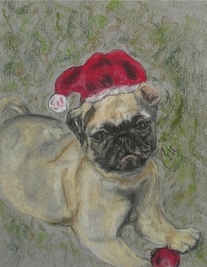 Santa's Little Pugster 