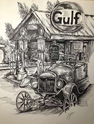 Old Gas Station