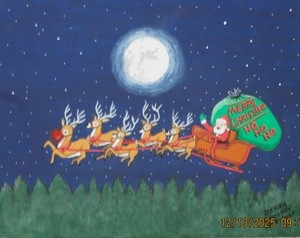 Santas Coming