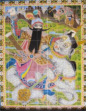 The battle of Rustam with the White Giant