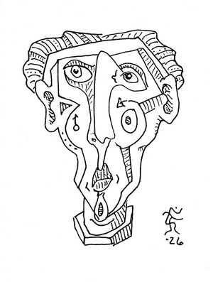Original sketch idea for The Symbolist
