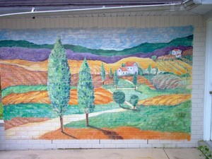Tuscan Countryside Wall Mural