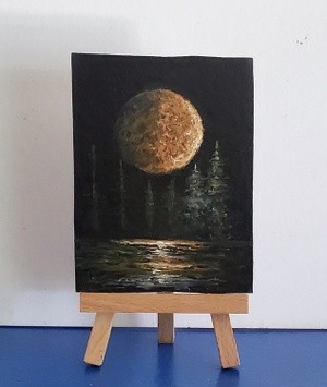 silent waters easel
