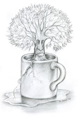 EDM Challenge # 4+15 - Draw a Cup... Draw a Tree