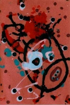 self portrait on felt