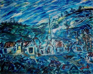 NIGHT OVER THE VILLAGE