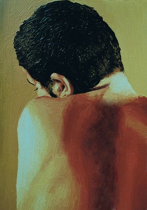 man from the back  realistic artworks painting artist painter raphael perez